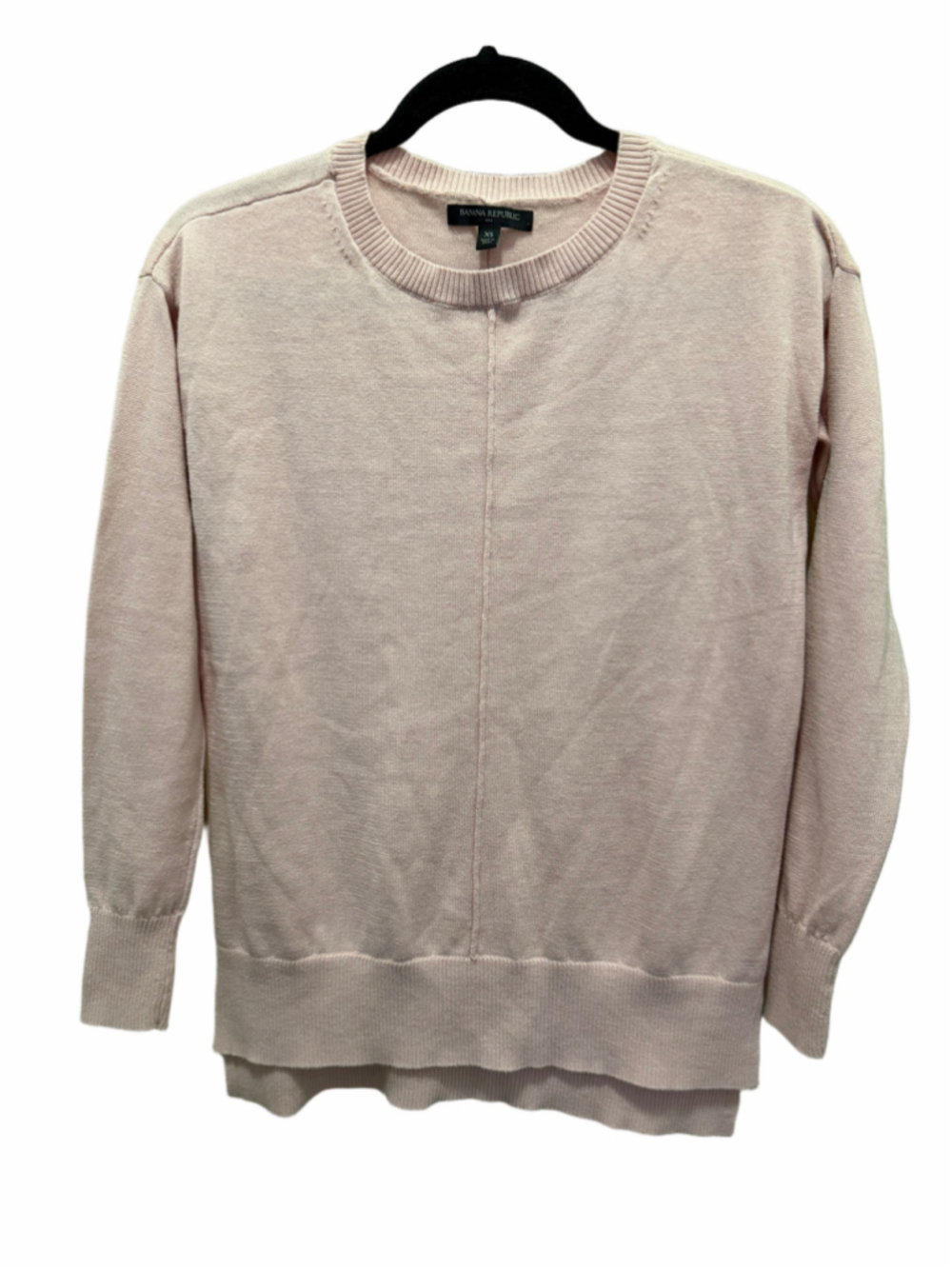 Women's Banana Republic Pink Crew Neck Sweater Size XS